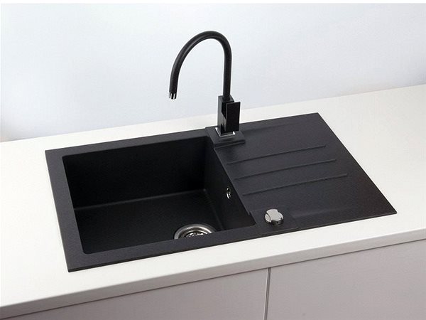 Kitchen Sink and Tap Set ALVEUS Rock 30 91+ ALVEUS AFRA 91 Lifestyle