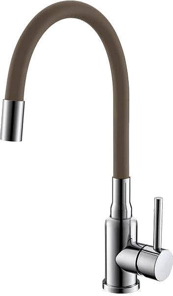 Set dřezu a baterie Alveus Rock 130 55 + Mintas beige CHR ...