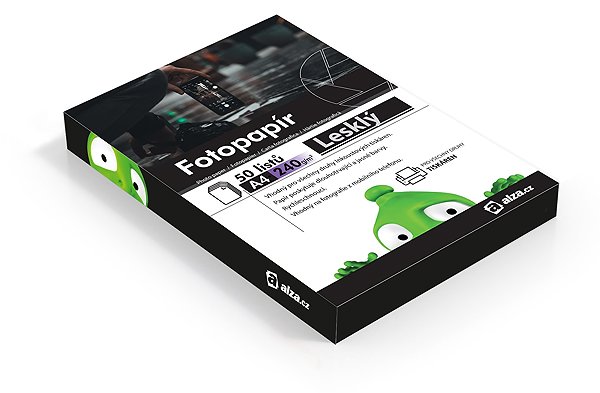 Fotopapier Alza Fotopapier A4 240g glänzend 50 Blatt ...
