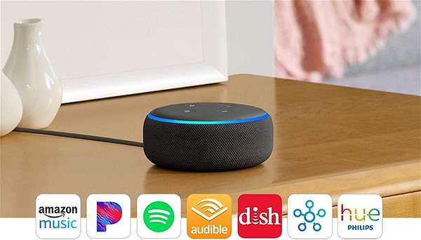 Voice Assistant Amazon Echo Dot 3rd Generation Charcoal Features/technology