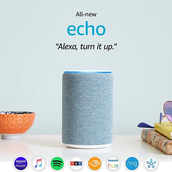 Voice Assistant Amazon Echo 3rd Generation Twilight Blue Features/technology