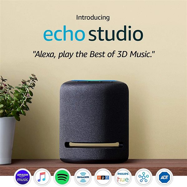 Voice Assistant Amazon Echo Studio Features/technology