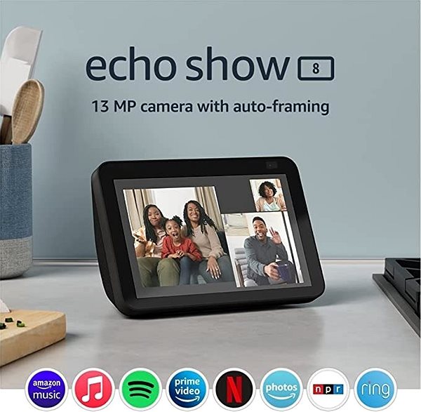 Voice Assistant Amazon Echo Show 8 (2nd gen) Charcoal ...