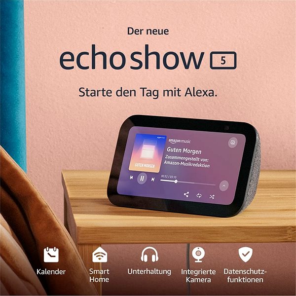 Hlasový asistent Amazon Echo Show 5 (3nd Gen) Charcoal ...
