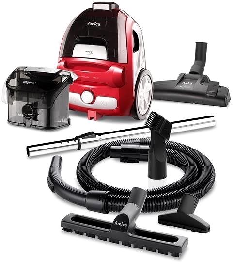Bagless Vacuum Cleaner Amica VM 3044 Bagio Eco Package content