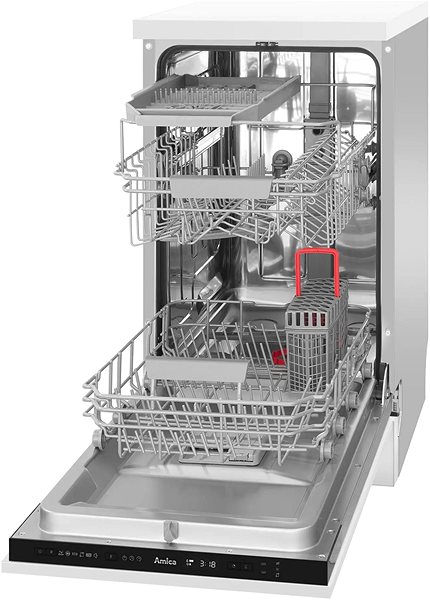 Narrow Built-in Dishwasher AMICA MI 456 BD Lateral view