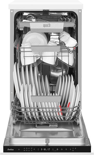 Narrow Built-in Dishwasher AMICA MI 438 BLDC Screen