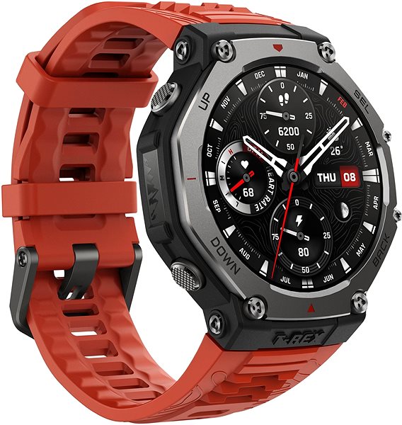 Smart Watch Amazfit T-Rex 3 Lava red ...