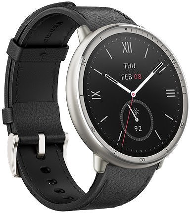 Smart Watch Amazfit Active 2 NFC Premium Black Leather ...