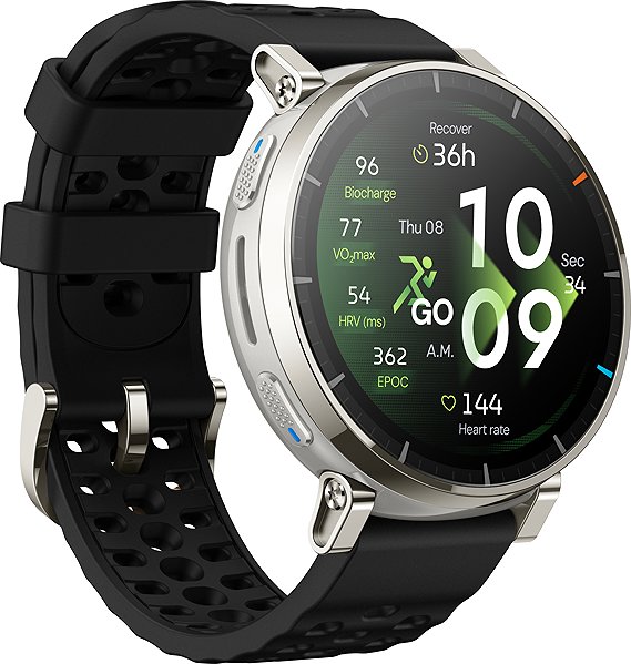 Smart Watch Amazfit Active 3 Premium Apex Silver ...