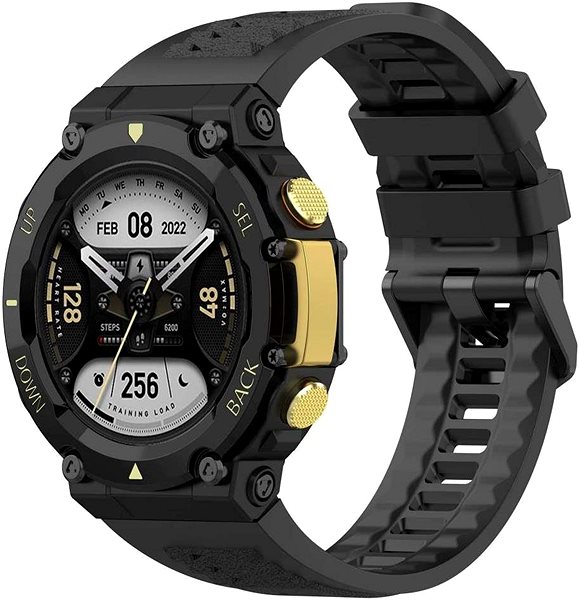 Armband Amazfit silicon strap T-Rex 2, black ...