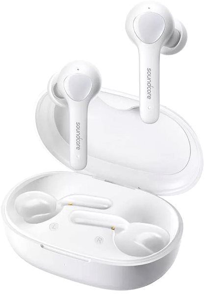 Wireless Headphones Soundcore Life Note - White Lateral view