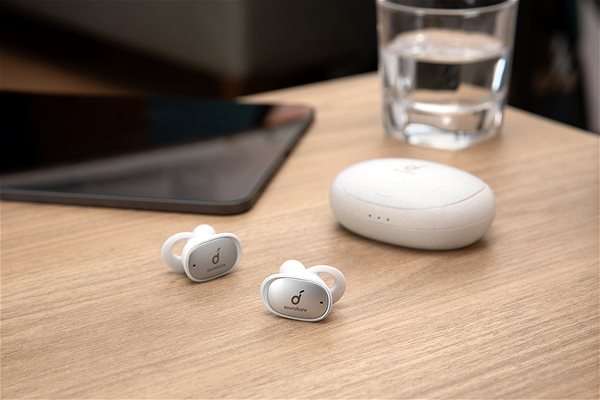Wireless Headphones Anker Soundcore Liberty 2 Pro, White Lifestyle