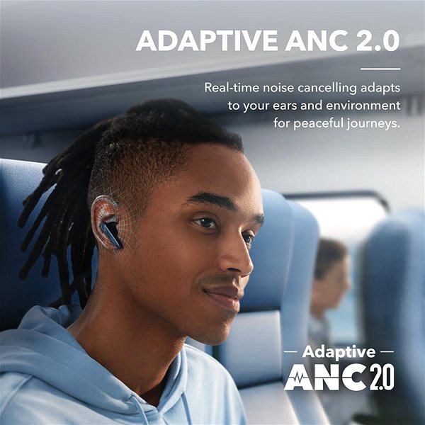 Vezeték nélküli fül-/fejhallgató Anker Soundcore Liberty 4NC Blue ...