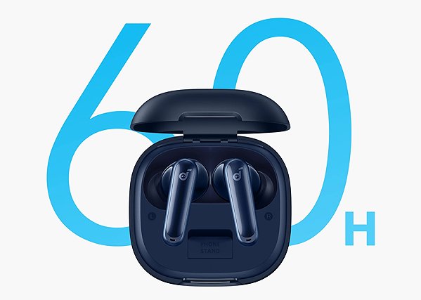 Anker soundcore P40i drahtlose Kopfhörer blau .
