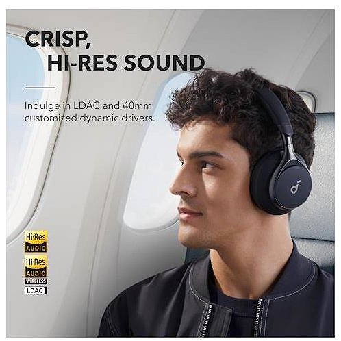 Anker soundcore Space One kabellose Kopfhörer schwarz .