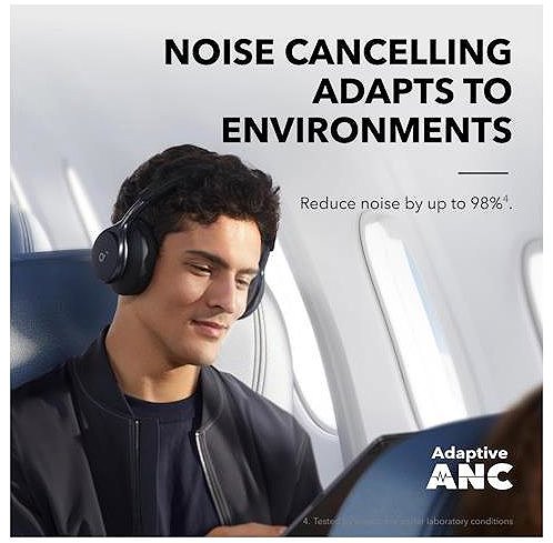 Anker soundcore Space One kabellose Kopfhörer schwarz .