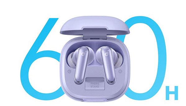 Vezeték nélküli fül-/fejhallgató soundcore P40i, lila ...