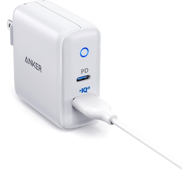 AC Adapter Anker PowerPort PD+2 Lateral view