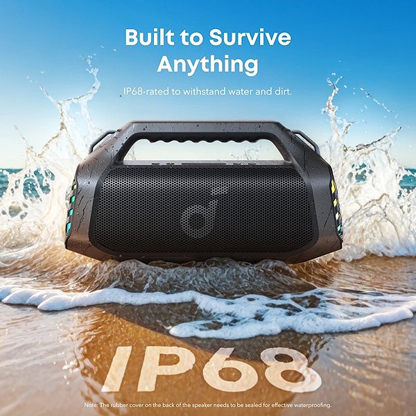 Bluetooth-Lautsprecher Anker soundcore Boom 2 Pro schwarz .
