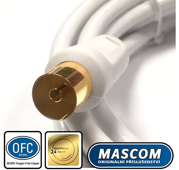 Coaxial Cable Mascom antenna cable 7173-200, 20m ...