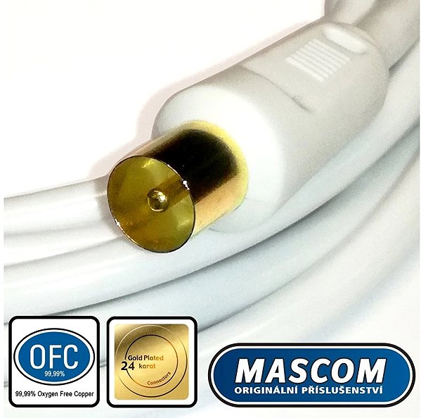 Coaxial Cable Mascom antenna cable 7173-200, 20m ...