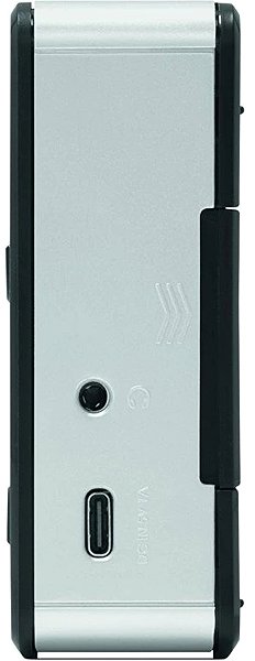 Radio TechniSat Radio receiver DAB+/FM Digitradio 1 A, black/silver Lateral view