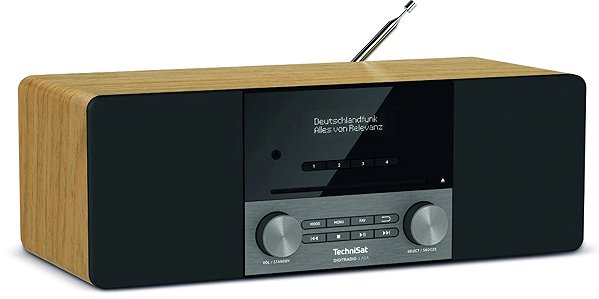 Radio TechniSat Radio receiver DAB+/FM/BT with CD Digitradio 3 ASA, oak ...