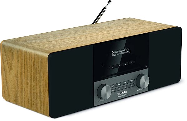 Radio TechniSat Radio receiver DAB+/FM/BT with CD Digitradio 3 ASA, oak ...