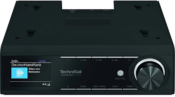 Radio TechniSat Küchenradio FM/DAB/BT Digitradio 23 ASA, schwarz ...