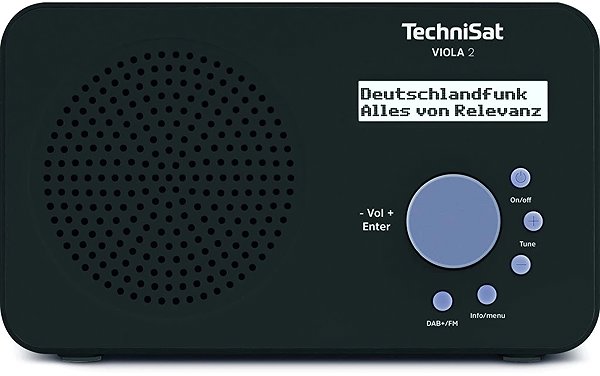 Radio TechniSat DAB+/FM-Radio Viola 2, schwarz ...