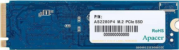 SSD Apacer AS2280P4 256GB Back page