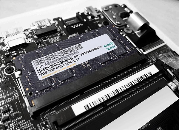 Operačná pamäť Apacer SO-DIMM 8GB DDR4 2666 MHz CL19 Možnosti pripojenia (porty)