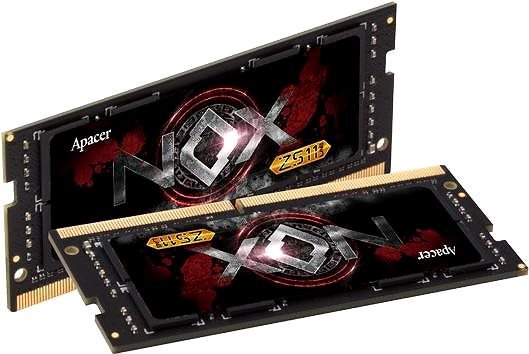 RAM Apacer NOX SO-DIMM 8GB DDR4 2666MHz CL18 Lateral view