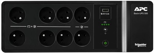 Uninterruptible Power Supply APC Back-UPS 500VA 8 French outlets ...