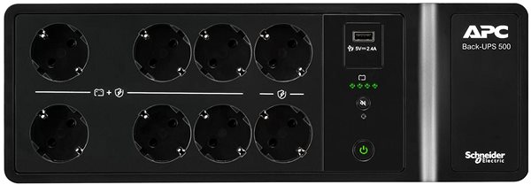 Uninterruptible Power Supply APC Back-UPS 500VA 8 schuko outlets ...