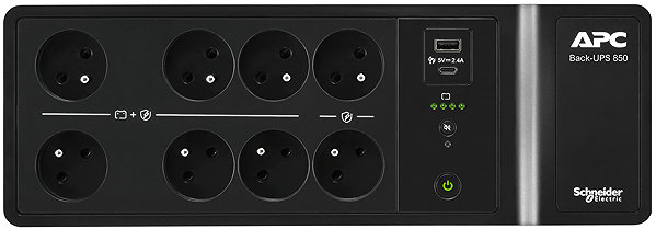 Uninterruptible Power Supply APC Back-UPS 850VA 8 French outlets ...
