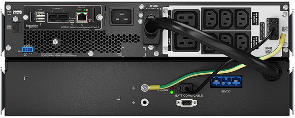 Uninterruptible Power Supply APC Smart-UPS SRT Lithium Ion 2200VA RM 4U 230V Long Runtime with Network Card ...