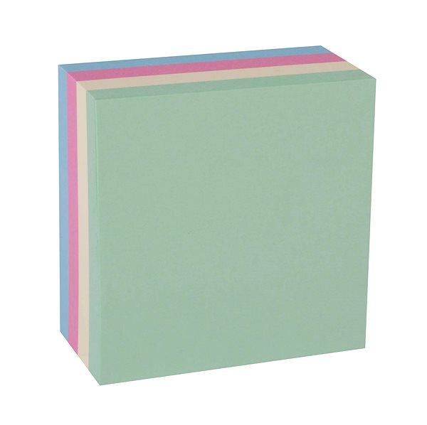Poznámkový bloček APLI 75 × 75 mm, 400 lístkov, pastelové farby ...
