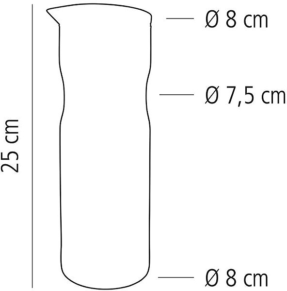 Dekantáló APS Kancsó 1 l, üveg ...