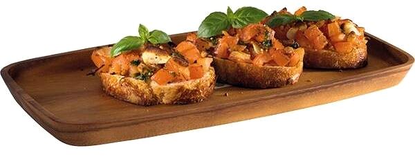Serving board APS Serving board 30 × 15 cm, acacia wood .