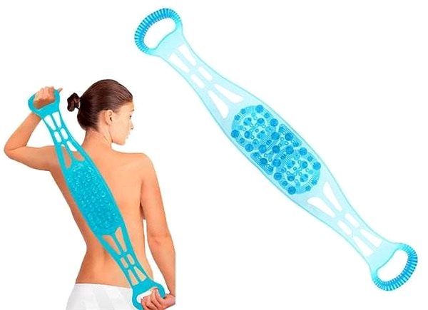Masážní přístroj Verk Oboustranný elastický masážní pás modrý ...