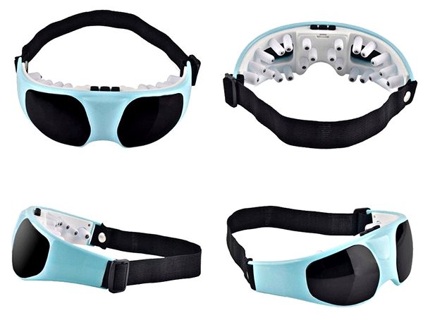 Masážní přístroj Verk 15055 Vibrační brýle proti bolestem očí a hlavy ...