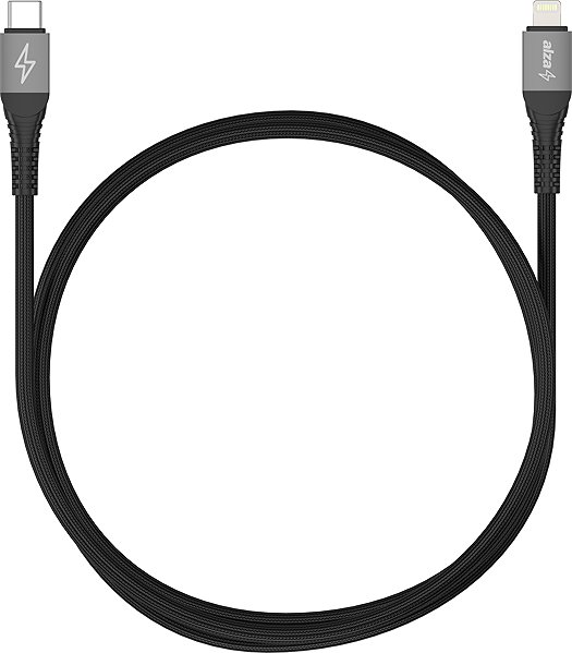 Data Cable AlzaPower AluCore USB-C to Lightning (C94) Ultra Durable 1m dark gray ...