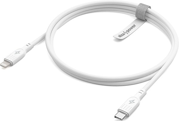 Data Cable AlzaPower SilkCore USB-C to Lightning MFi, 2m white ...