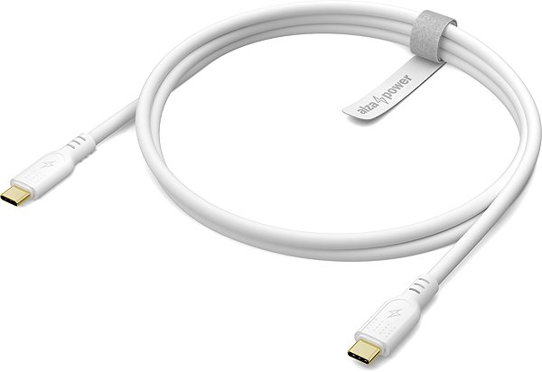 Data Cable AlzaPower SilkCore USB-C to USB-C 3.2 Gen 2 240W 1m white ...