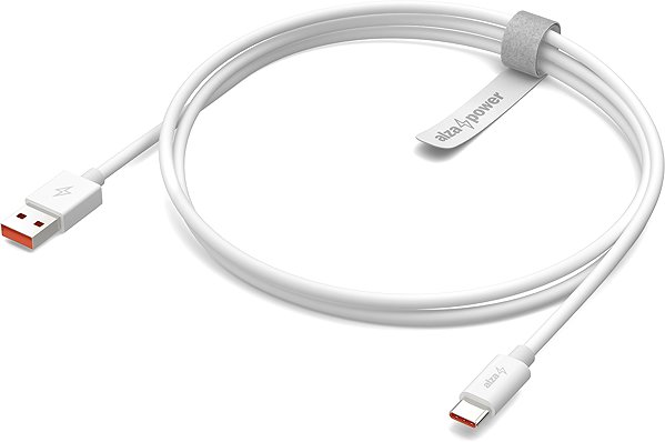 Data Cable AlzaPower Core USB-A to USB-C Xiaomi Mi Turbo Charge 6A 120W 1m white ...