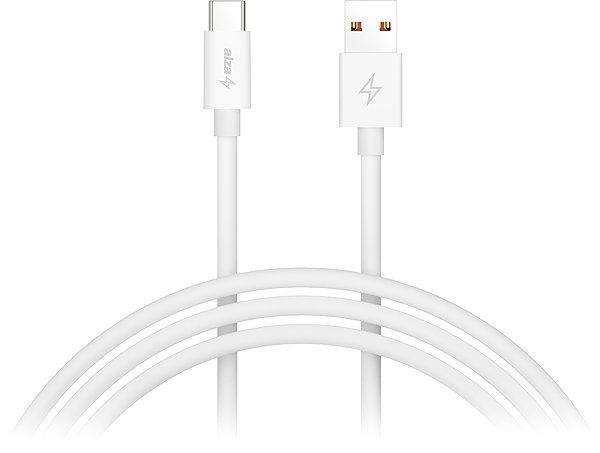 Data Cable AlzaPower Core USB-A to USB-C Xiaomi Mi Turbo Charge 6A 120W 1m white ...