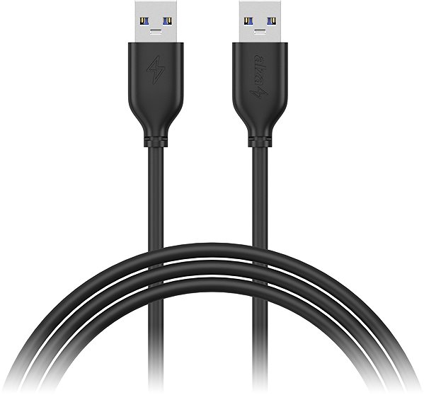 Data Cable AlzaPower Core USB-A to USB-A 3.2 Gen 1 1m Black ...