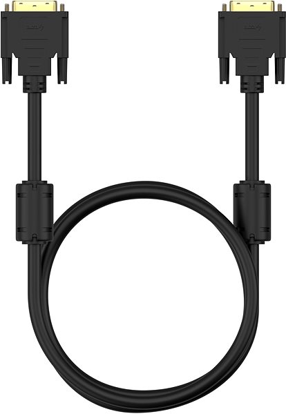 Video Cable AlzaPower DVI-D Dual Link 1m Black Screen
